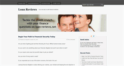 Desktop Screenshot of loan-reviews.net